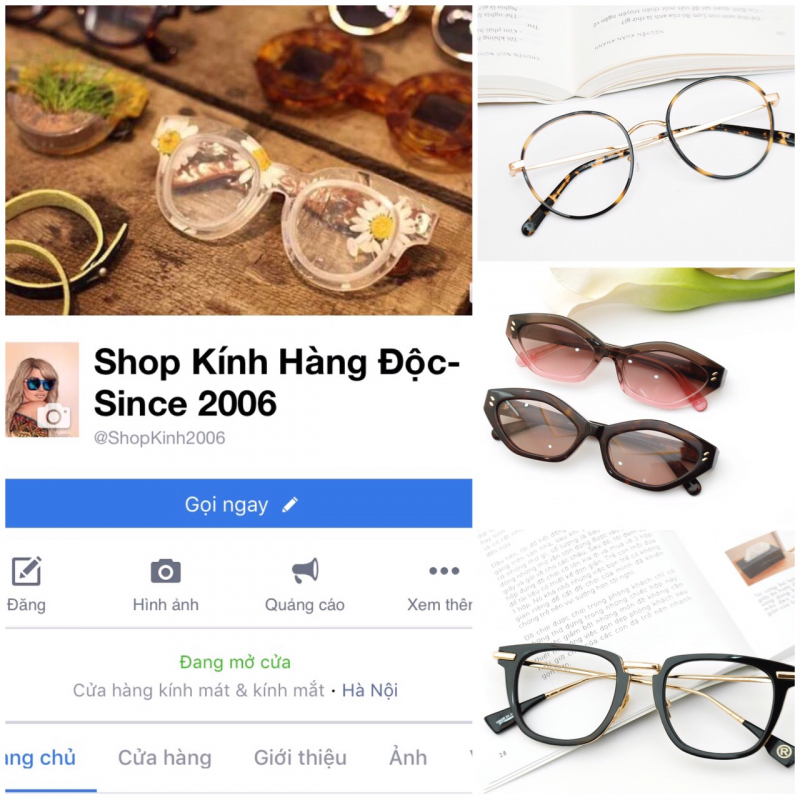 Shop kính hàng độc