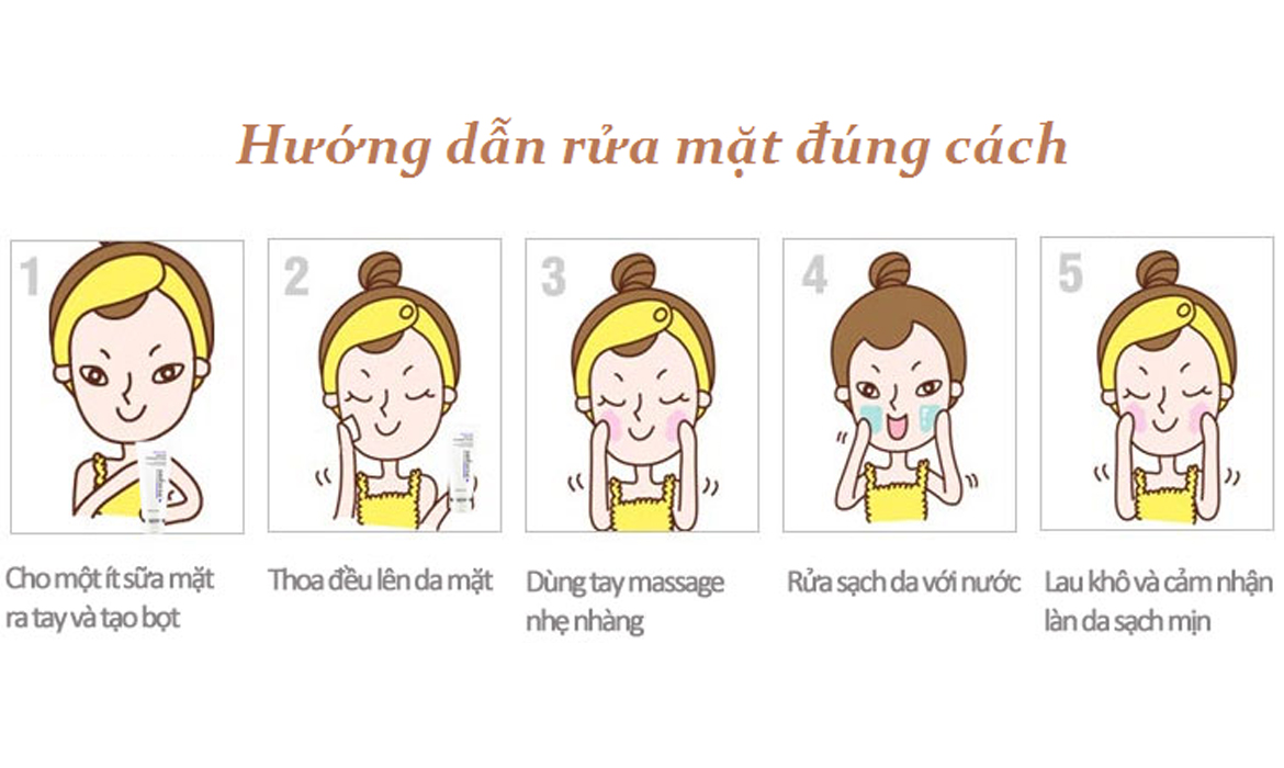 Mẹo Rửa Mặt Đúng Cách Cho Làn Da Trắng Sạch Mịn Màng - Chợ Giá Sỉ